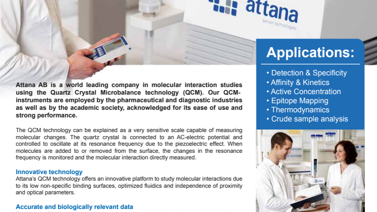 Attana's core business!