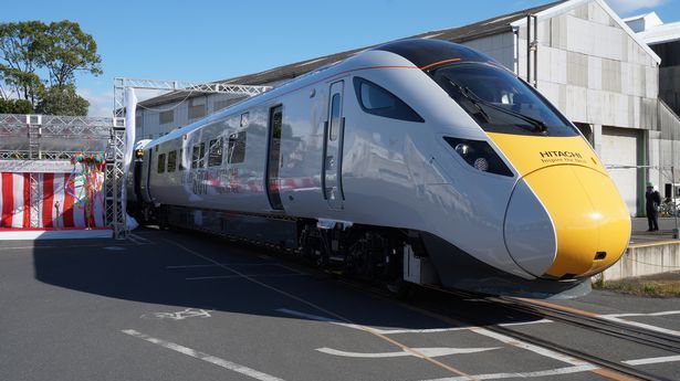 Hitachi Unveils Train for the UK Intercity Express Programme