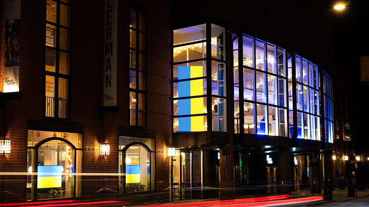 Støttemarkering ved Det Norske Teatret