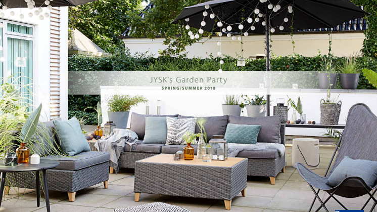 JYSK's Garden Party Spring/Summer 2018