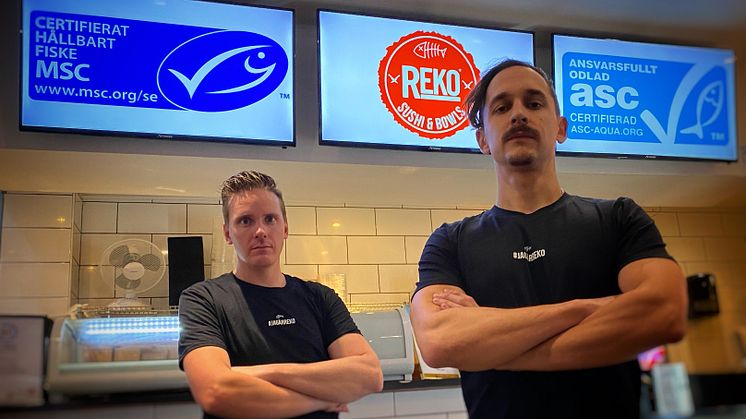 Första sushirestaurangerna med bara miljömärkt på menyn