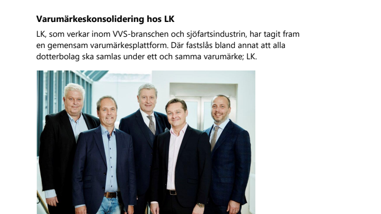 Varumärkeskonsolidering hos LK