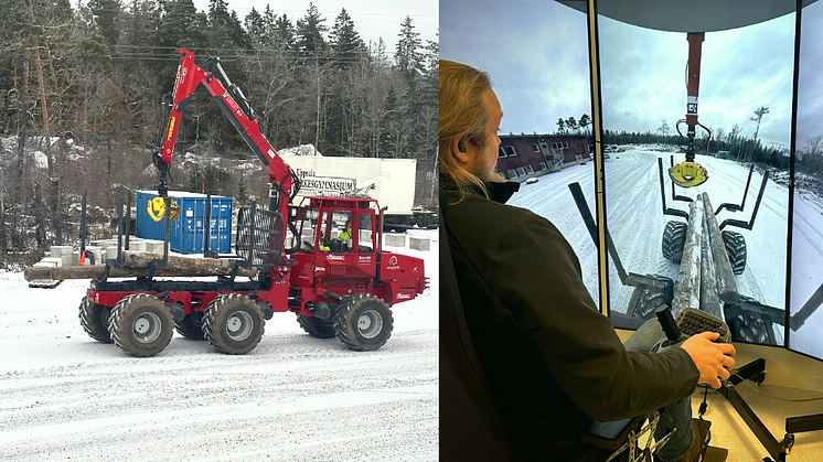 Framtiden är här: Skogsmaskiner som kör av sig själva