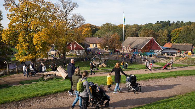 Rekordmånga besökare har hittills besökt Skånes Djurpark under höstlovsveckan.