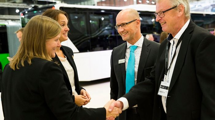 Många  trevliga möten, och kontakter som knyts, på Persontrafik.