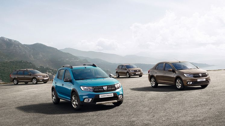 Dacia Sandero, Sandero Stepway, Logan og Logan MVC, har fået en overhaling af de større. 