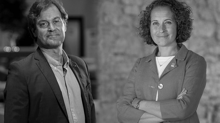Anders Hjalmarsson, VD Västerbottens Handelskammare, Anna Pettersson, Regional utvecklingsdirektör, Region Västerbotten.