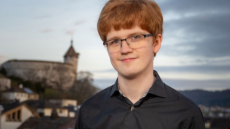 Vilhelm Moqvist studerar för närvarande i Schweiz vid Zürcher Hochschule der Künste. Foto: Luca Fortuna