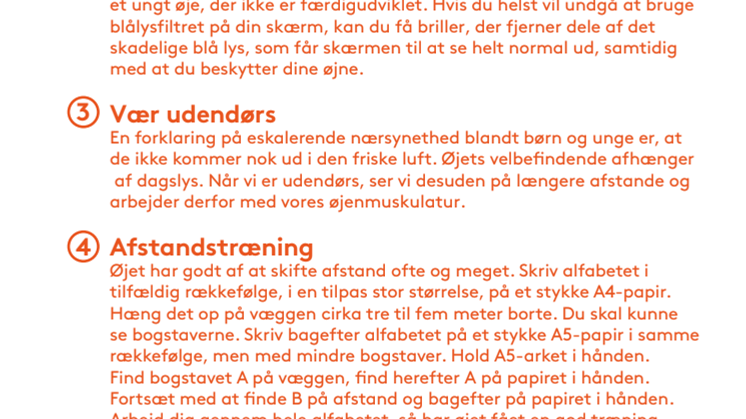 Optikerens 5 gode råd til at passe på synet og øjnene