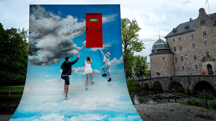 EXIT Clouds by Aaron Nachtailer – one of the artists who applied in the Open Call for the 2024 exhibition. Photo: Sofie Isaksson