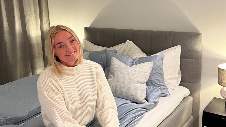 Helle Sofie Sagøy fremme søvn sammen med JYSK
