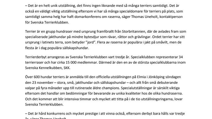 Terrierderby på Elmia!