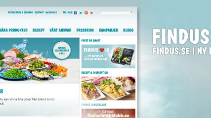Findus.se får ny ”fryst” design