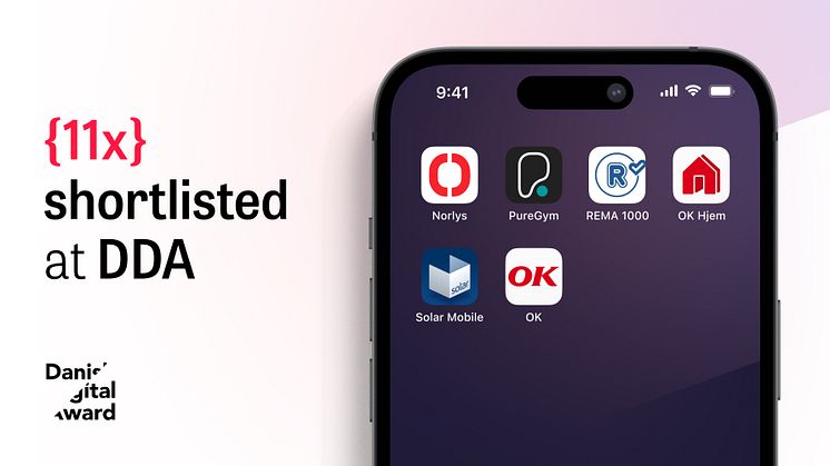 Shape nominated for 11 awards at Danish Digital Awards