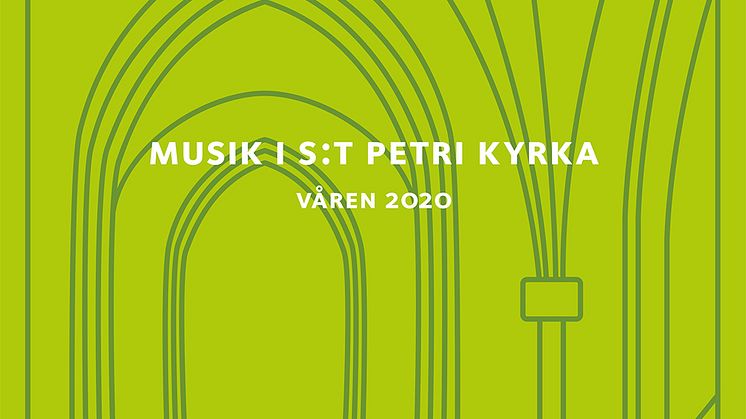 Vårens konserter i S:t Petri kyrka
