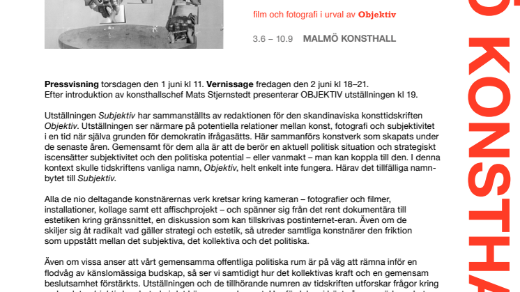 Film och fotografi på Malmö Konsthall