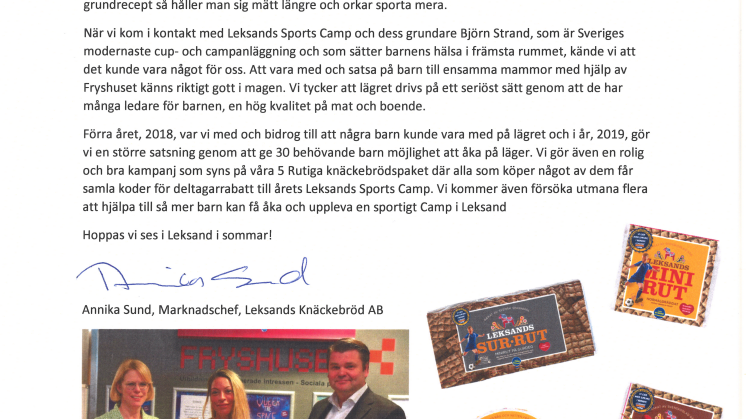 LEKSANDS SPORTSCAMP