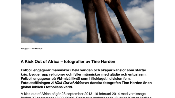 A Kick Out of Africa – fotografier av Tine Harden