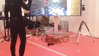 I Estrellas monter på DreamHack får besökarna prova Motion capture och själva spela hjälten i ett specialutvecklat dataspel. 