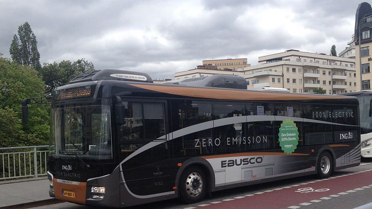 Flygbussarna testar helt eldriven buss 