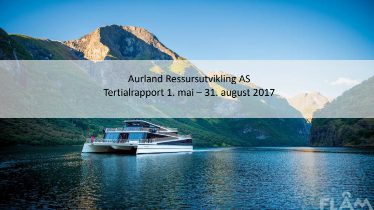 Tertialrapport 2.tertial 2017 ARU konsern 