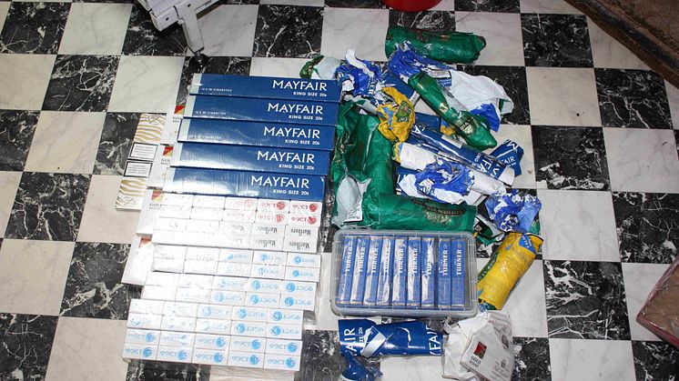 NW 14/14 Illegal tobacco and alcohol seized in Burton
