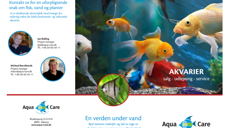 Brochure for Aqua-Care