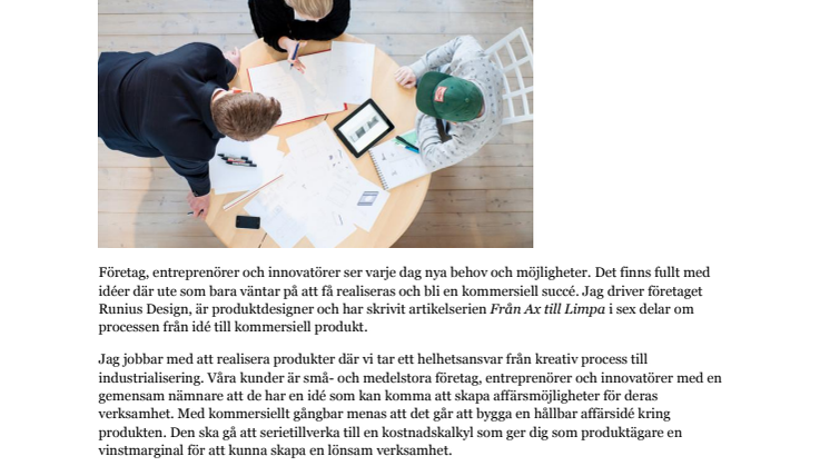 Från Ax till Limpa del 1 av 6 - Inledning
