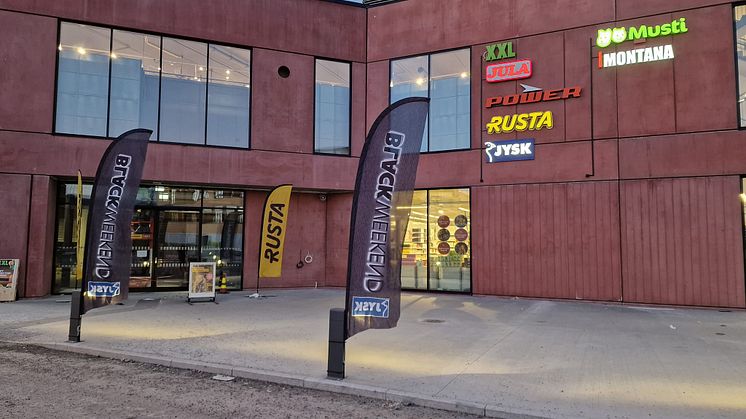 Handelsparken i Alta får ny JYSK butikk 1.desember. 