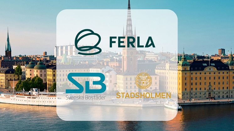 Ferla tecknar ramavtal för energiförvaltning med Svenska Bostäder och Stadsholmen