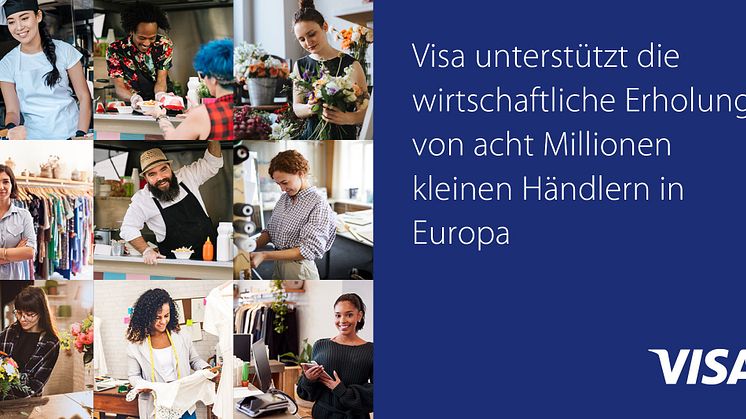 Presseinformation: Visa unterstützt die wirtschaftliche Erholung von acht Millionen kleinen Händlern in Europa