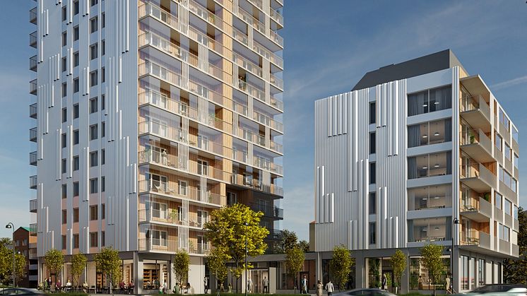 Nya Hulte finns efter Kopparbergsvägen och kommer att ha totalt 90 nya lägenheter i centrala Västerås