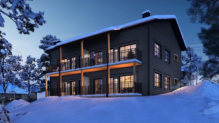 I projektet Eagle’s Village pågår just nu markarbeten. Bild: Fjällprojekt AB