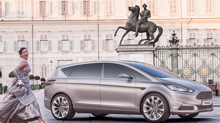 Avduking av S-MAX Vignale Concept i Milano i forbindelse med møbel- og trendmessen Salone del Mobile