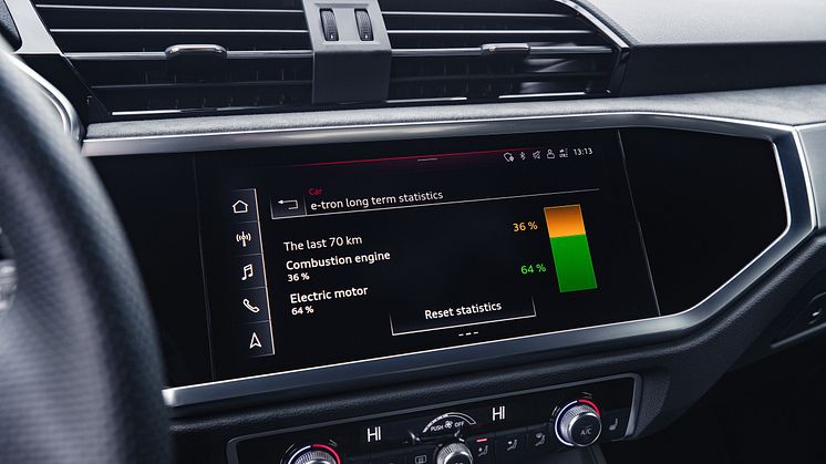 Audi Q3 TFSI e specielle plug-in-hybrid-funktioner