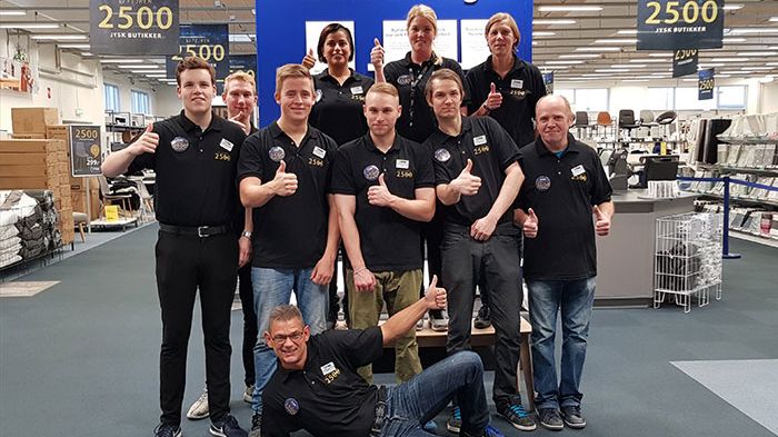 Teamet i JYSK-butikken Sønderborg har vundet to dages betalt ophold.