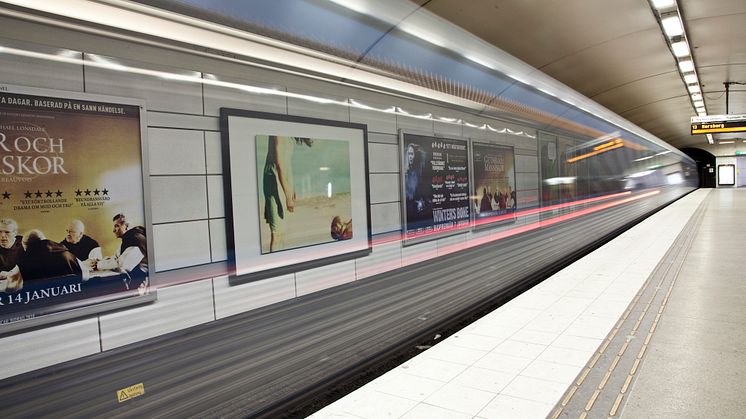 Station med tåg