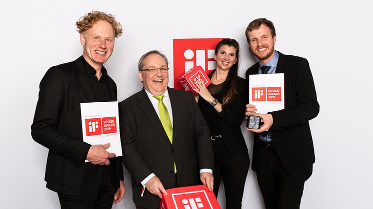 From left: Dorian Kurz (Kurz + Kurz Design), Dr. Markus Kliffken, Katharina Kermelk, Christopher Lamers (all BPW)