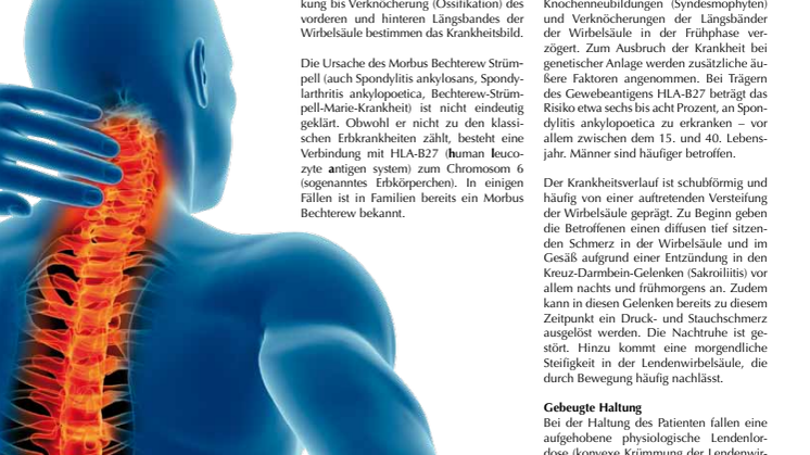 Morbus Bechterew: Es zeigt sich an der Ferse