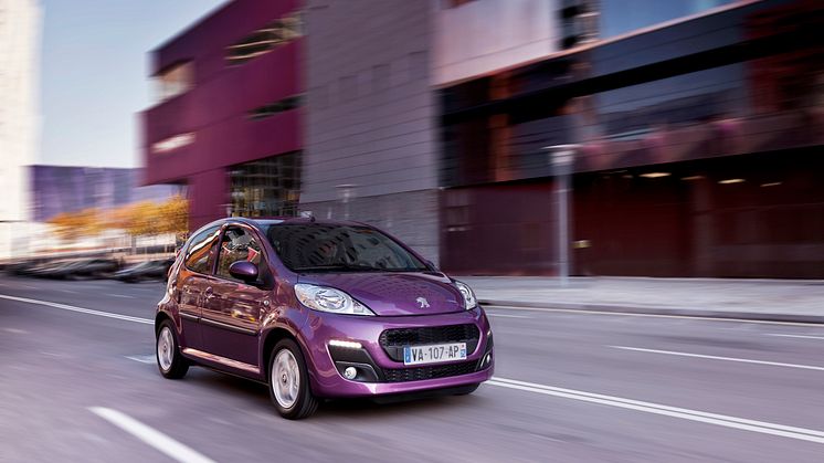 Ny Peugeot 107: Et ekstra pift til byen