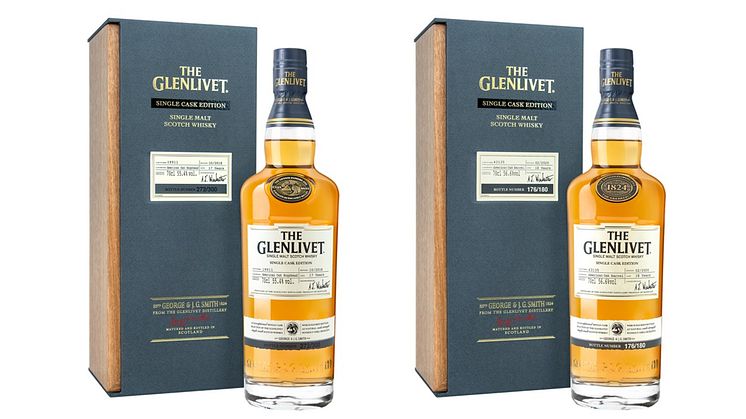 The Glenlivet lanserar två nya Single Cask