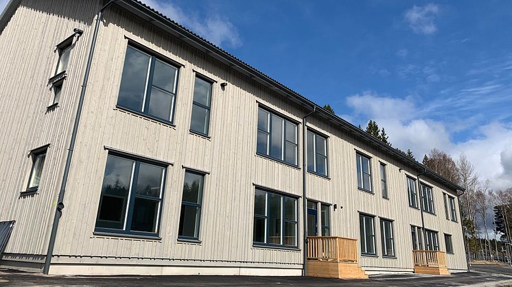 Fasaden JENSEN förskola Nedersta i Västerhaninge