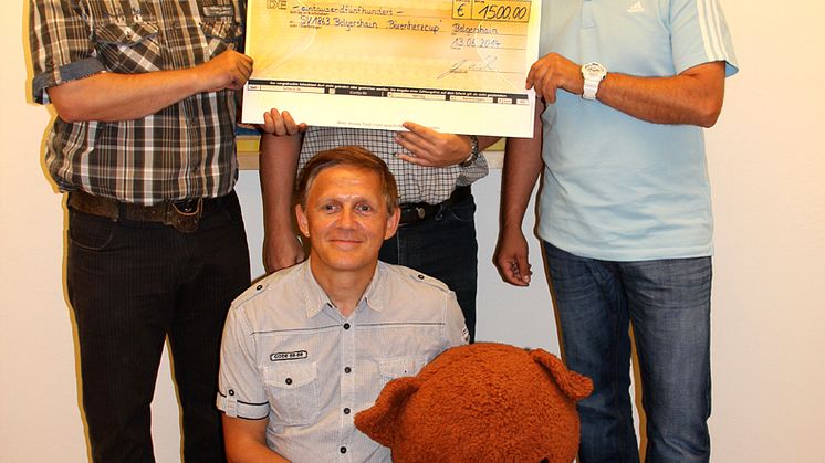 Kicken für einen guten Zweck beim Belgershainer Nachwuchs-Turnier