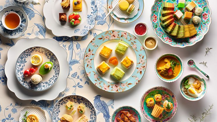 An East Meets West Spectacle of Unlimited English and Peranakan Delights