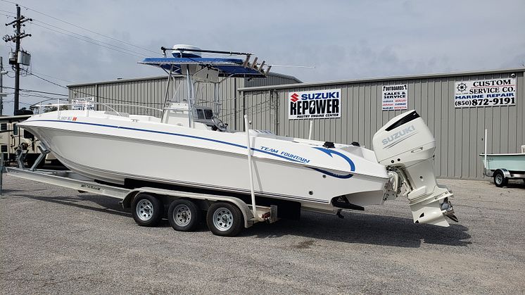 Custom Marine Services of Panama City is carrying out repower projects as a newly authorized Mastry Suzuki Repower Center 