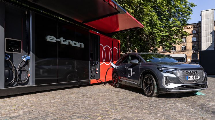 Mobil opladning af Audi Q4 e-tron