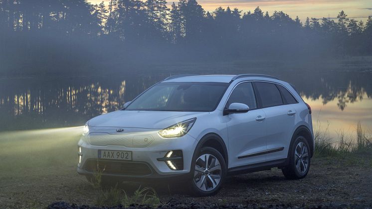 Kia Niro EV kommer 485 km på en laddning