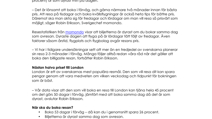 Så bokar du den billigaste resan