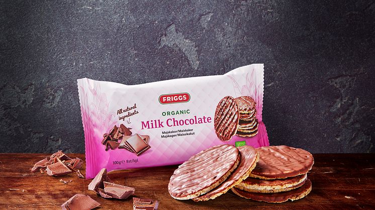 Friggs maiskaker med melkesjokolade - miljøbilde