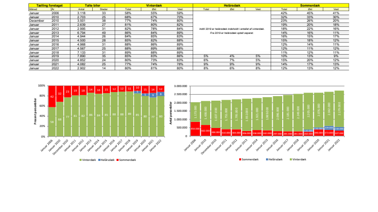 Dæktælling januar 2022 - Statistik.pdf